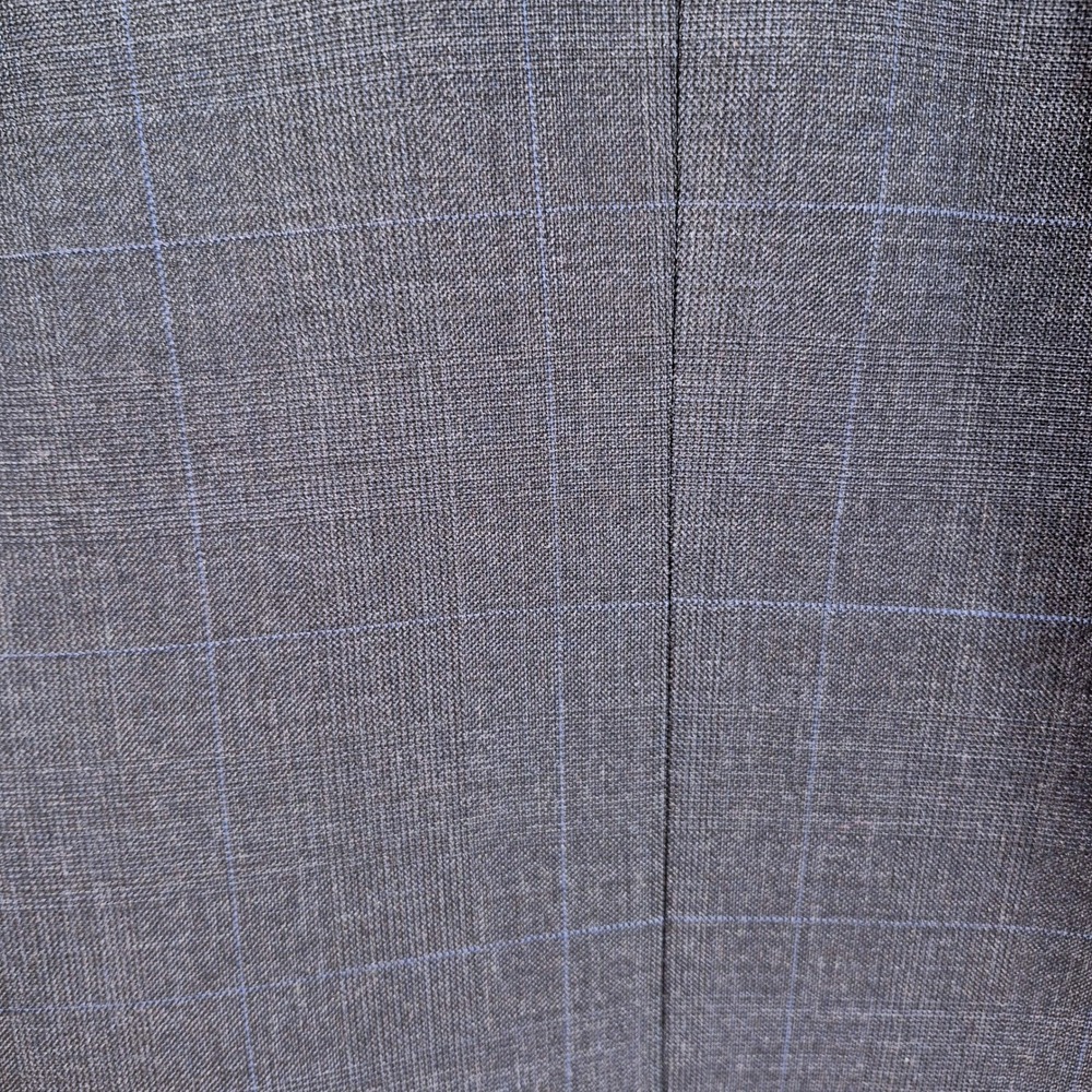 Lauren Ralph Lauren 50L Wool Blazer Navy Windowpane Sport Coat 2 Button USA - Picture 9 of 16